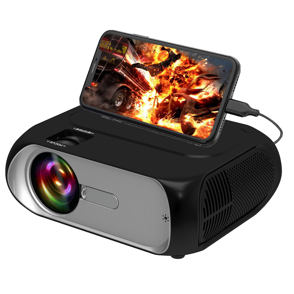T7 1080P HD Video Mini Projector Portable 200ANSI Movie Projector with Synchronize Smartphone Screen Function T7 1080P HD Video Mini Projector Portable 200ANSI Movie Projector with Synchronize Smartphone Screen Function